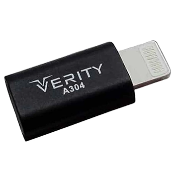 مبدل Micro USB به لایتنینگ وریتی مدل Verity A304